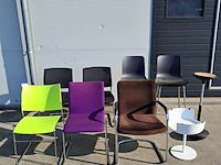 (ns materiaal) 9x diverse kantoorstoel, o.a vepa, gispen & wilkhahn stitz - afbeelding 1 van  32