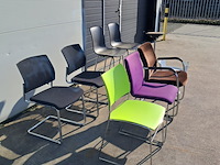 (ns materiaal) 9x diverse kantoorstoel, o.a vepa, gispen & wilkhahn stitz - afbeelding 12 van  32