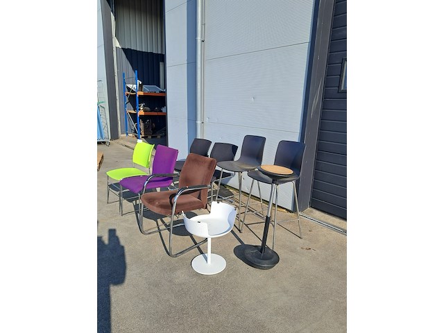 (ns materiaal) 9x diverse kantoorstoel, o.a vepa, gispen & wilkhahn stitz - afbeelding 23 van  32