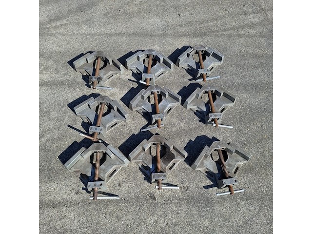 (ns materiaal) 9x metalen hoekspanner, bessey, wsm9 - afbeelding 1 van  7