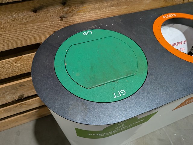 (ns materiaal) afvalbak, lune, split 4 - afbeelding 4 van  7