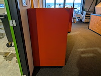 (ns materiaal) akoestische stiltebank, rood - afbeelding 4 van  5