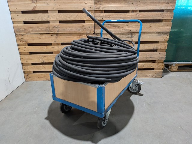 (ns materiaal) bakwagen, fetra, 2561, met dieselpomp en toebehoren, piusi panther 56 - afbeelding 1 van  11