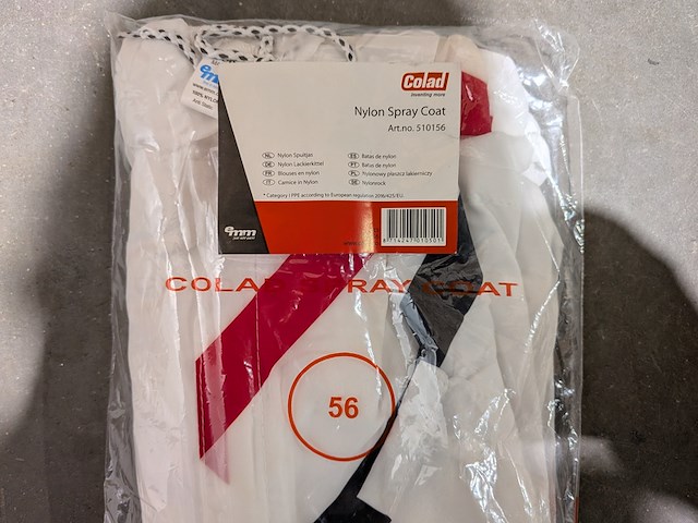 (ns materiaal) ca. 10x nylon spuitjas, colad - afbeelding 3 van  4