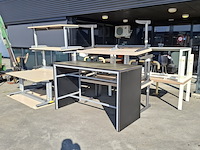 (ns materiaal) ca. 13x bureautafel - afbeelding 2 van  8