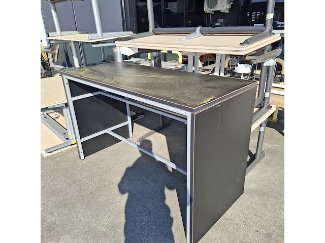 (ns materiaal) ca. 13x bureautafel - afbeelding 6 van  8