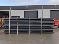 (ns materiaal) ca. 55x pvc installatiebuis, incl. stalen frame - afbeelding 2 van  7