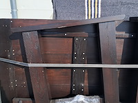 (ns materiaal) eiken houten tafel - afbeelding 4 van  6