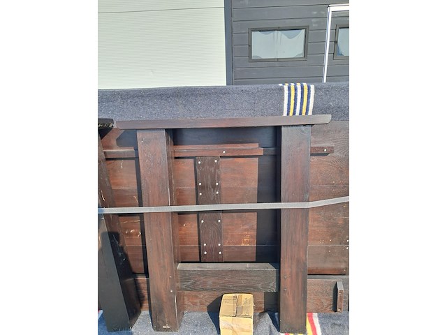 (ns materiaal) eiken houten tafel - afbeelding 5 van  6