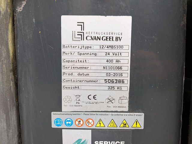 (ns materiaal) elektrische pallettruck, atlet, plp/200, 2005 - afbeelding 5 van  14