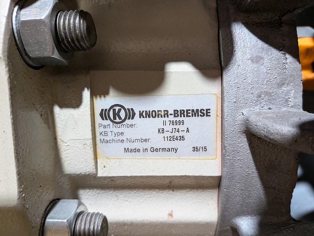 (ns materiaal) industriële vacuümpomp, knorr-bremse, 2000 - afbeelding 8 van  16