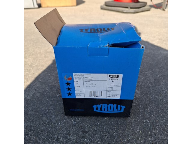 (ns materiaal) partij lamellen- en schuurschijven, tyrolit - afbeelding 2 van  8