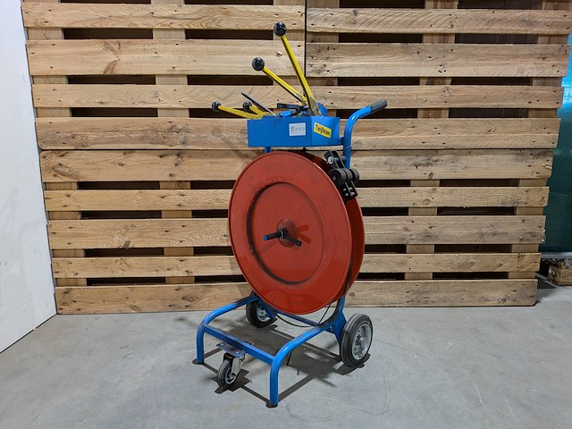 (ns materiaal) staalbandhaspel, met 2x omsnoeringsmachine, feifer b0 51 - afbeelding 1 van  12