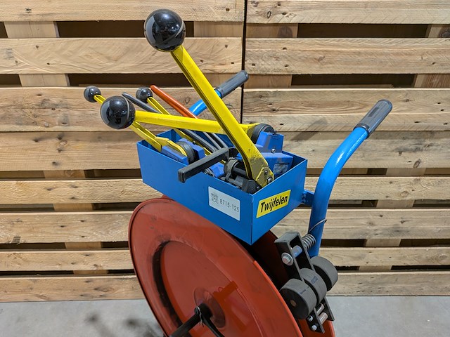 (ns materiaal) staalbandhaspel, met 2x omsnoeringsmachine, feifer b0 51 - afbeelding 6 van  12