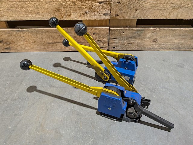 (ns materiaal) staalbandhaspel, met 2x omsnoeringsmachine, feifer b0 51 - afbeelding 12 van  12