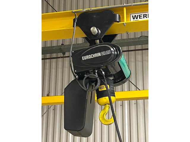 (ns materiaal) vrijstaande portaalkraan, verlinde, eurochain vr 25, 4 ton - afbeelding 5 van  9