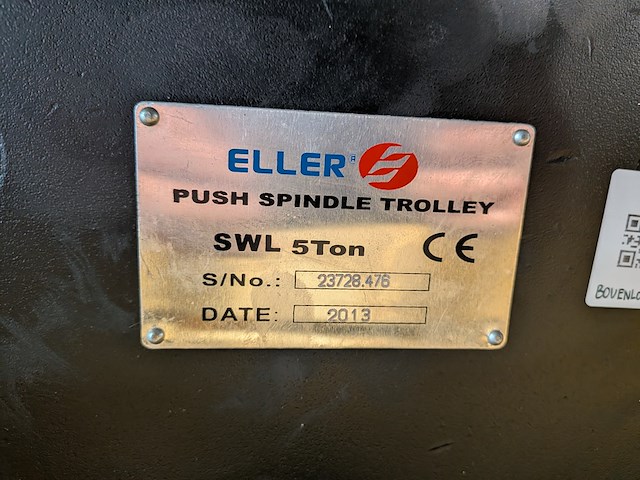 (ns materiaal) vrijstaande portaalkraan, verlinde, eurochain vr 25, 4 ton - afbeelding 8 van  9