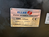 (ns materiaal) vrijstaande portaalkraan, verlinde, eurochain vr 25, 4 ton - afbeelding 8 van  9