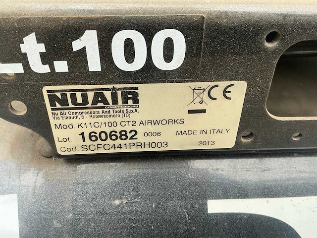 Nu air k11c/100 ct2 luchtcompressor - afbeelding 5 van  5