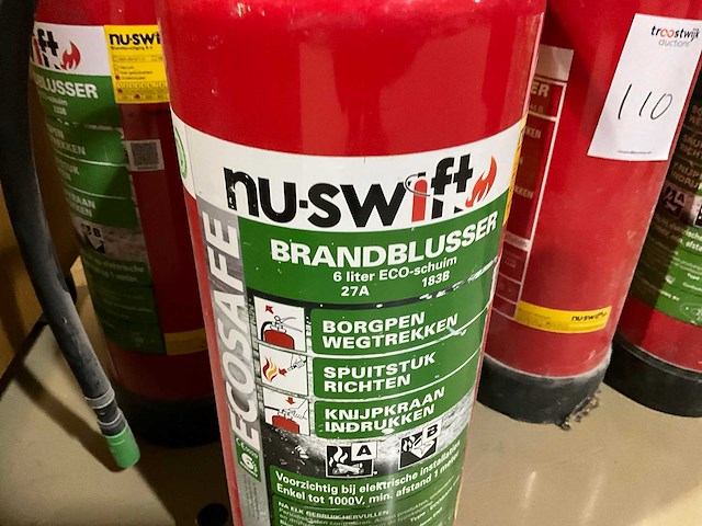 Nu-swift schuim brandblusser (7x) - afbeelding 2 van  6