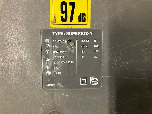 Nuair revolution boxy luchtcompressor - afbeelding 4 van  4