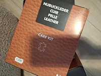Nubuckleder cuir pell leather - 5 stuks - afbeelding 1 van  1