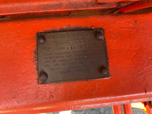 Nuffield 460 oldtimer tractor - afbeelding 13 van  20