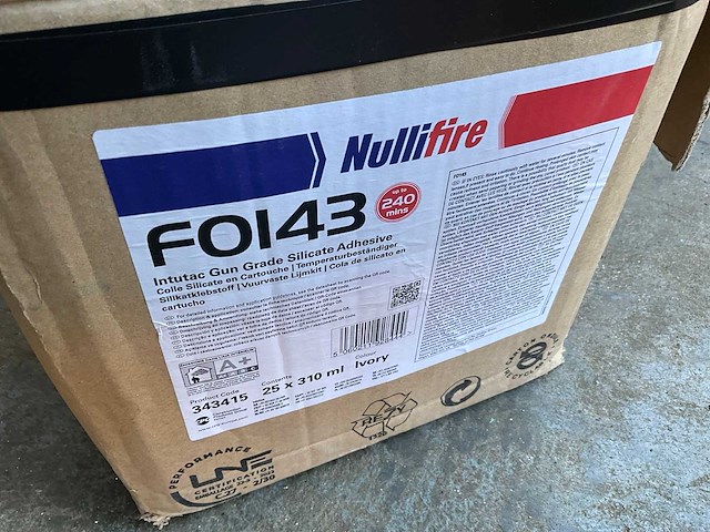 Nullifire f0143 brandwerende lijmkit (17x) - afbeelding 3 van  3