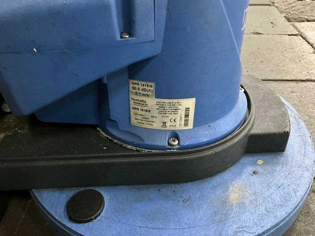 Numatic - npr 1515/s - schrob - schuurmachine - afbeelding 3 van  7