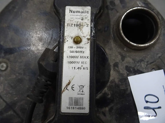 Numatic - rz190-2 - stofzuiger - afbeelding 2 van  2