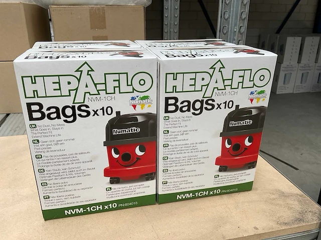 Numatic hepa-flo stofzuiger accessoire (4x) - afbeelding 1 van  1