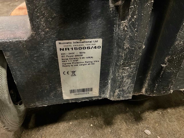 Numatic nr 1500s/40 vloerreiniger - afbeelding 6 van  6