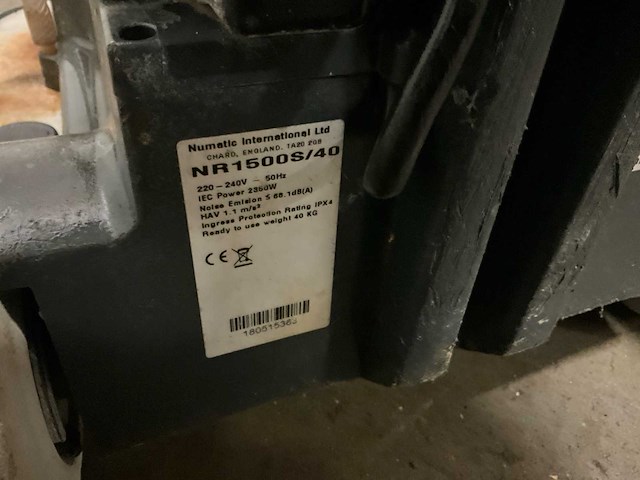 Numatic nr1500s/40 vloerreiniger - afbeelding 5 van  6