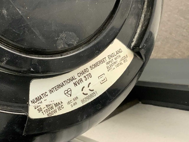 Numatic nvr370 industriële stofzuiger - afbeelding 3 van  4