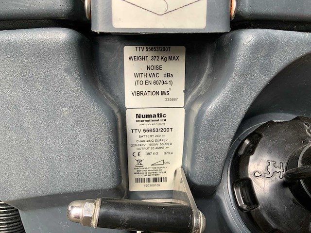 Numatic ttv 555653/200t vloerreiniger - afbeelding 6 van  6