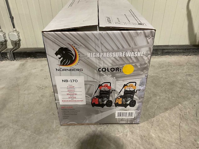 Nurnberg 3500psi geel nb-170 hogedrukreiniger - afbeelding 6 van  22