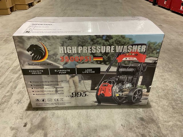 Nurnberg 3500psi geel nb-170 hogedrukreiniger - afbeelding 12 van  59