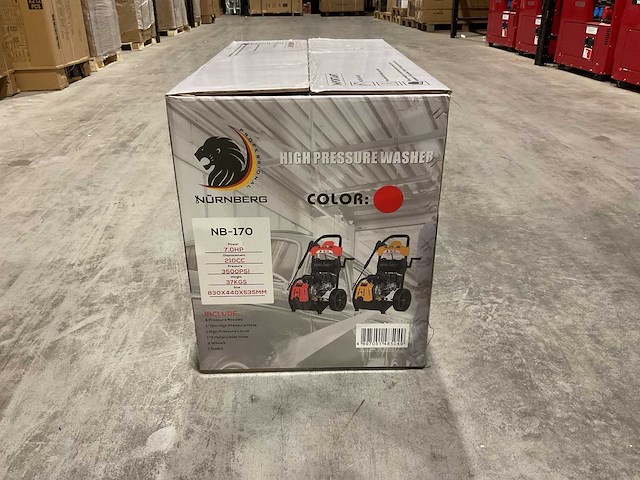 Nurnberg 3500psi rood nb-170 hogedrukreiniger - afbeelding 10 van  52