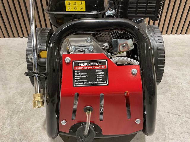 Nurnberg 3500psi rood nb-170 hogedrukreiniger - afbeelding 23 van  51