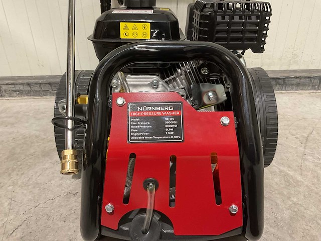 Nurnberg 3500psi rood nb-170 hogedrukreiniger - afbeelding 38 van  43