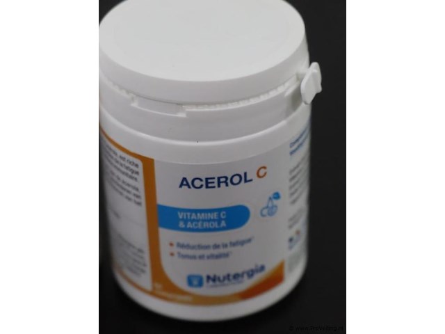 Nutergia acerol c – 2 potten á 60 capsules - afbeelding 2 van  3
