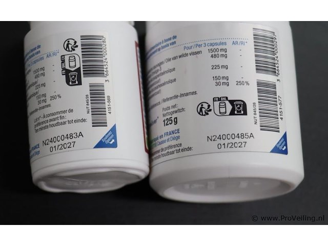 Nutergia ergy 3 oméga-3 – 1 pot á 60 capsules & 1 pot á 180 capsules - afbeelding 4 van  4