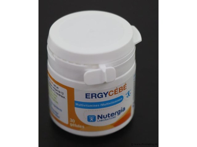 Nutergia ergycébé – 2 potten á 60 capsules - afbeelding 2 van  3