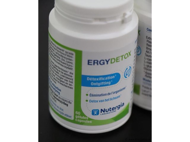 Nutergia ergydetox – 2 potten á 60 capsules - afbeelding 2 van  3