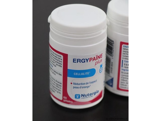 Nutergia ergypaïne plus - 2 potten à 60 capsules - afbeelding 2 van  3