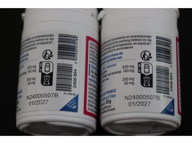 Nutergia ergypaïne plus - 2 potten à 60 capsules - afbeelding 3 van  3