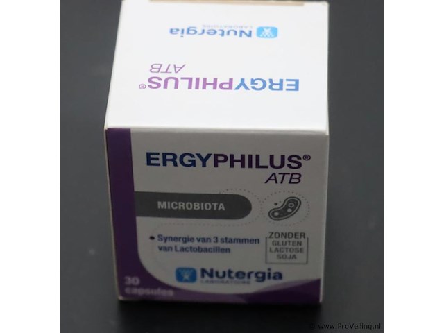 Nutergia ergyphilus atb -1 pot á 30 capsules - afbeelding 1 van  3