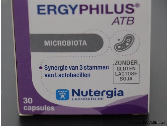 Nutergia ergyphilus atb -1 pot á 30 capsules - afbeelding 2 van  3
