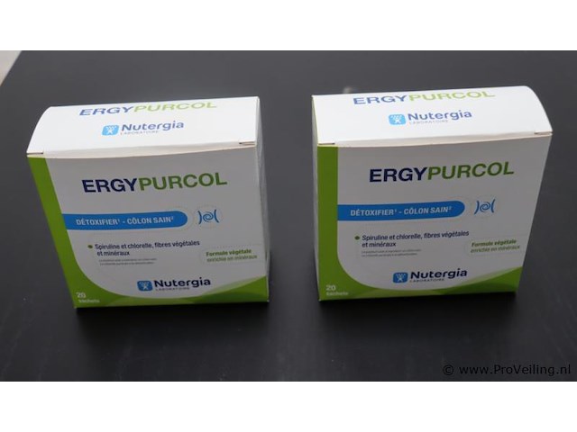 Nutergia ergypurcol - 2 doosjes á 20 zakjes - afbeelding 1 van  4