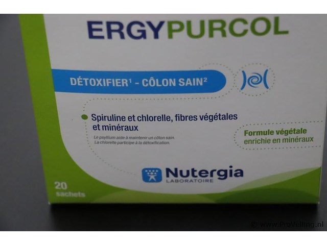 Nutergia ergypurcol - 2 doosjes á 20 zakjes - afbeelding 2 van  4